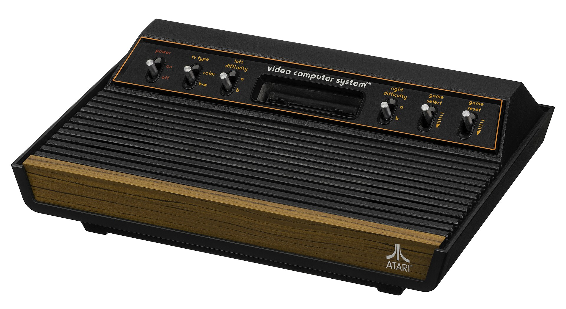 Atari 2600 'Light Sixer' console, an early six-switch model of the Atari home console
