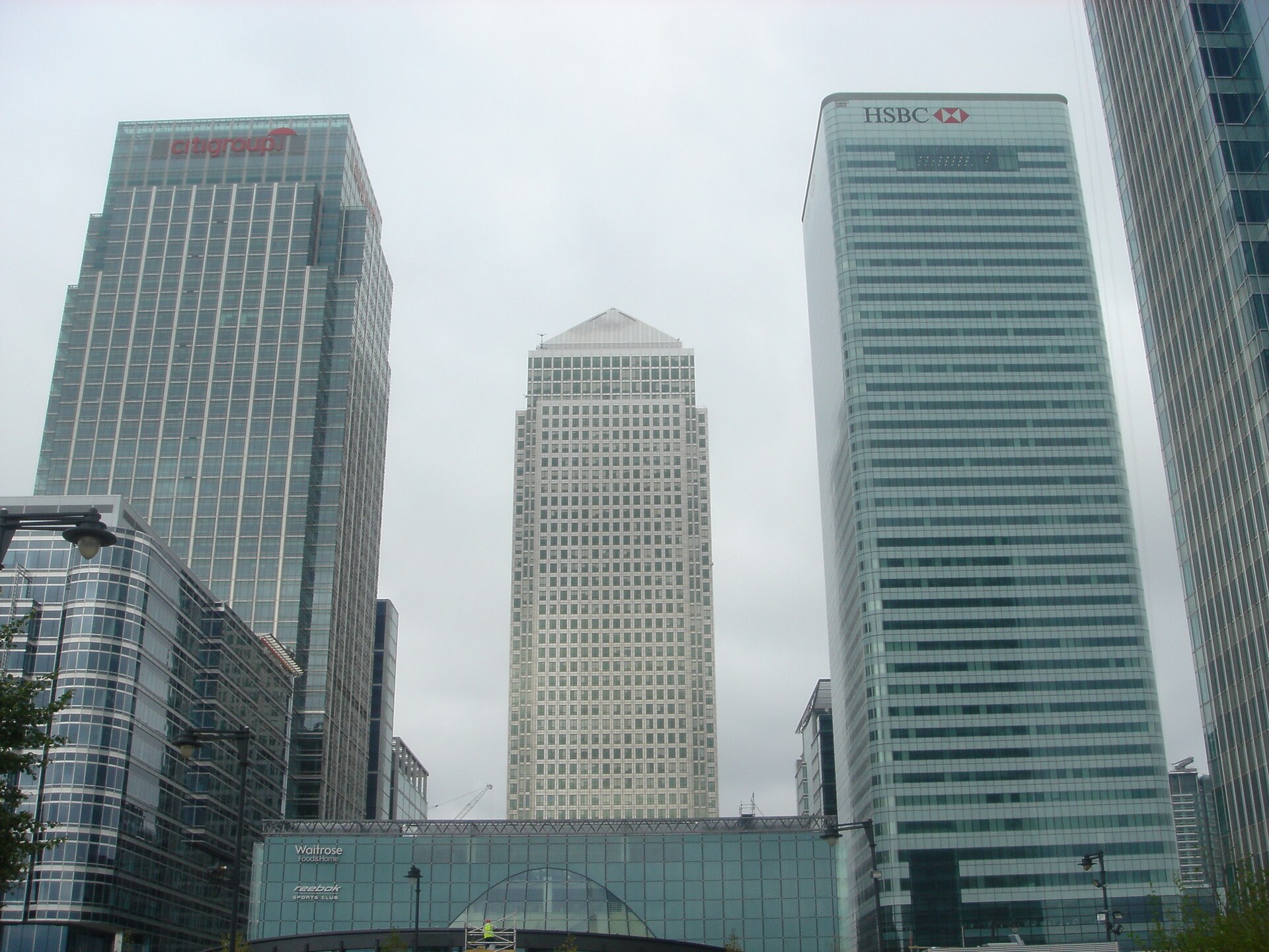 Bear Stearns offices in Canary Wharf, London