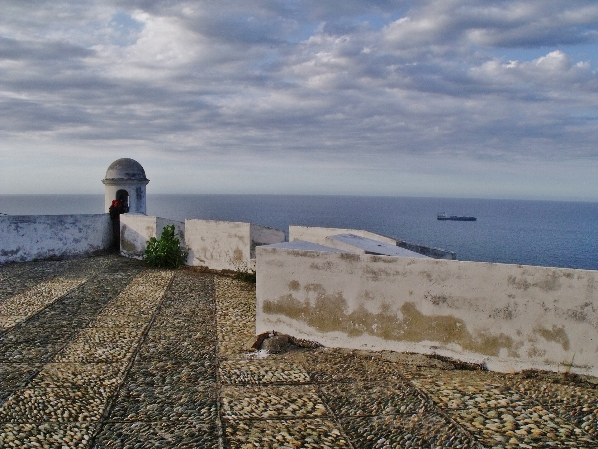 Colonial Spanish coastal fort in Venezuela, of the type guarding the cacao trade ports the company monopolised