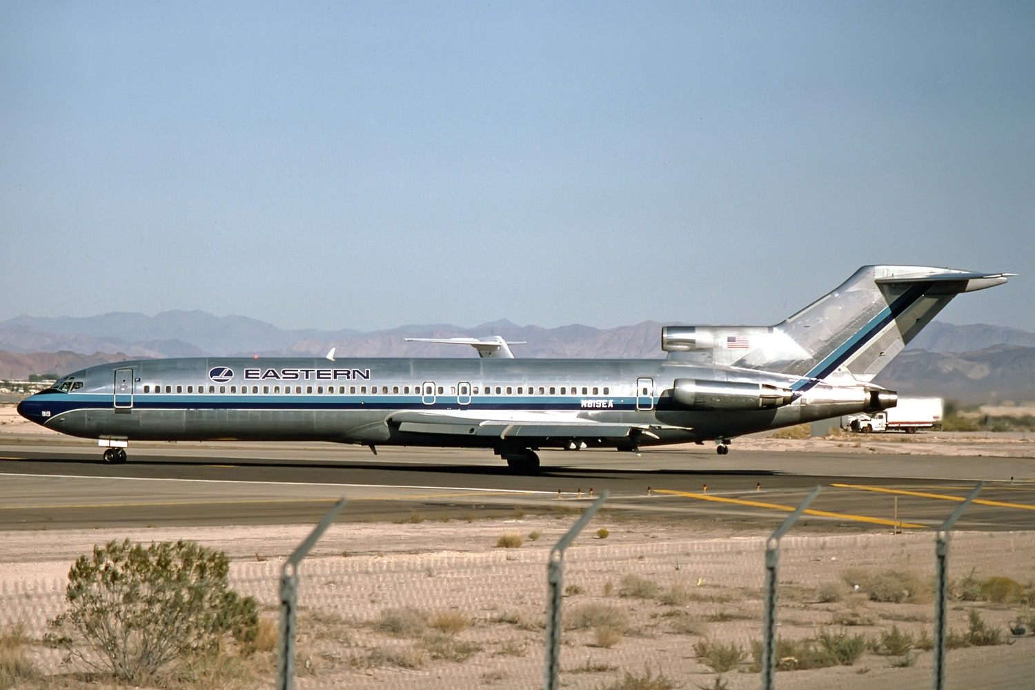 Eastern Air Lines Boeing 727 at Las Vegas, October 1982