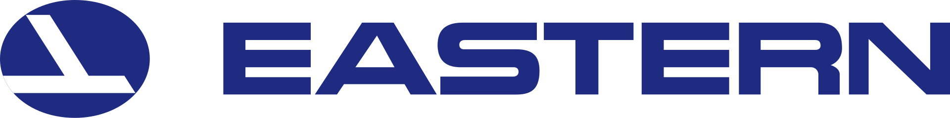 The Eastern Air Lines wordmark; the US carrier ceased operations in 1991.
