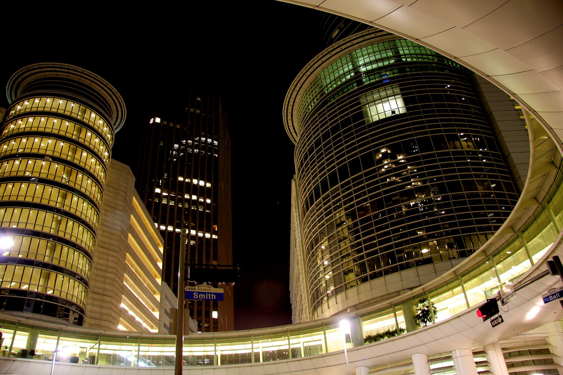 The Enron headquarters complex in Houston