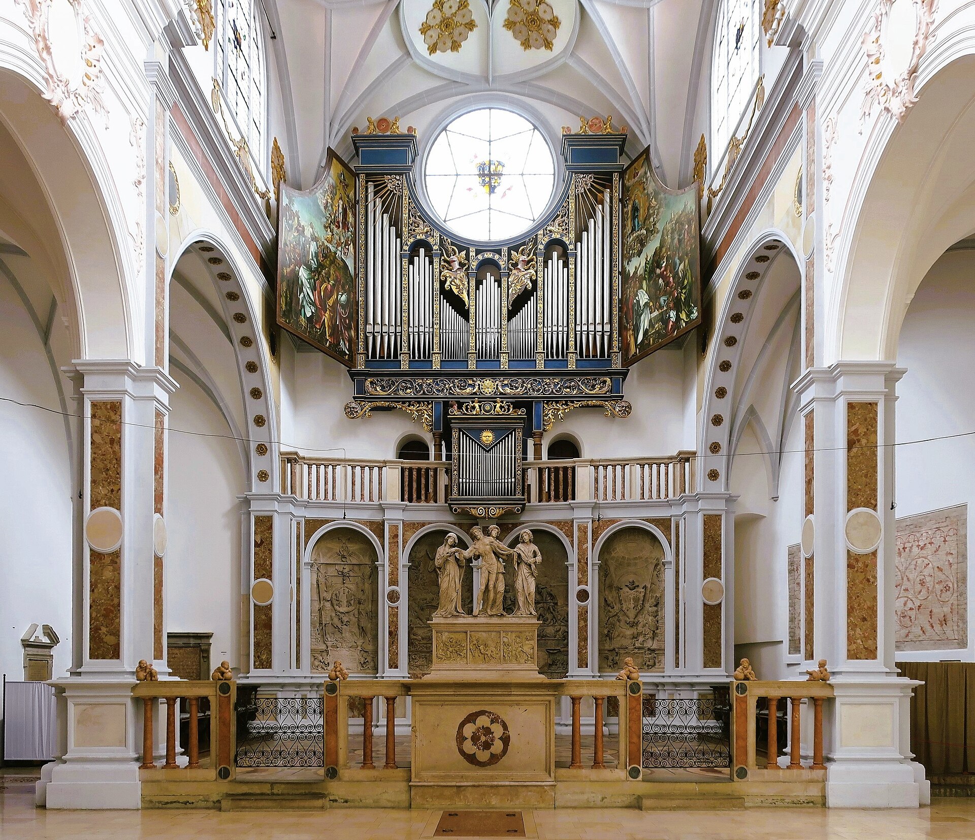 The Fugger Chapel in St Anne's church, Augsburg, the family burial chapel completed 1518