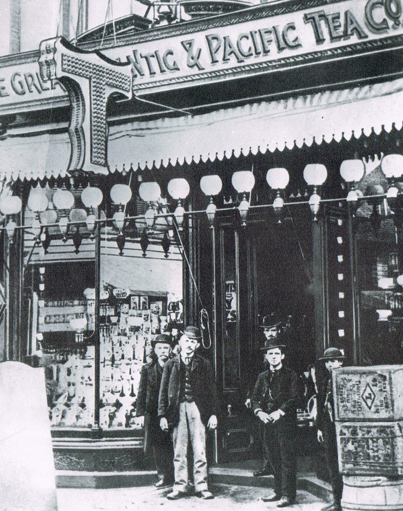 A Great Atlantic & Pacific Tea Company (A&P) store in the 1880s