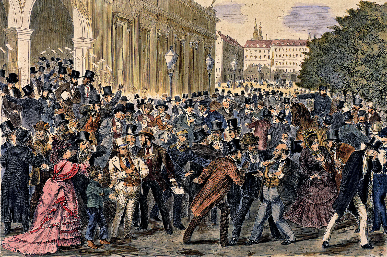 Black Friday on the Vienna Stock Exchange, 9 May 1873, part of the global Panic of 1873