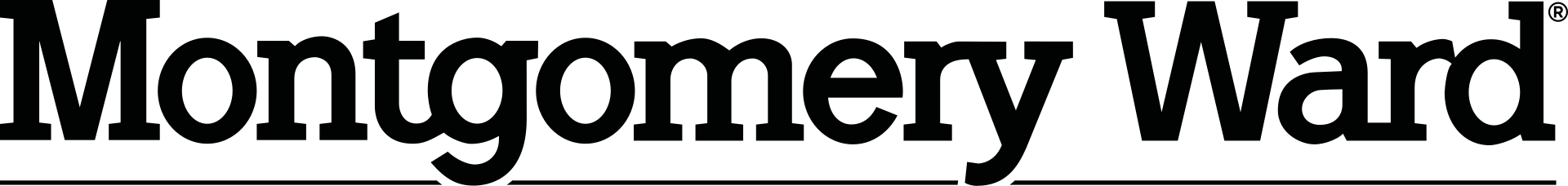 The Montgomery Ward wordmark used in the company's final years.