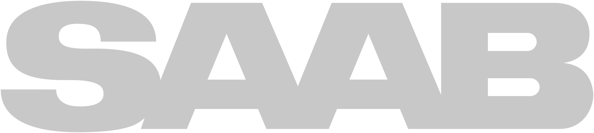 The Saab Automobile wordmark.
