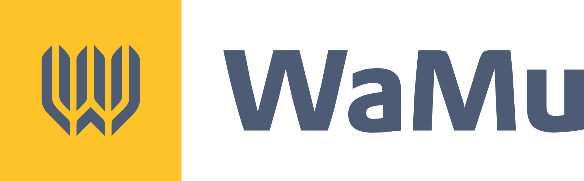 The Washington Mutual (WaMu) wordmark logo.