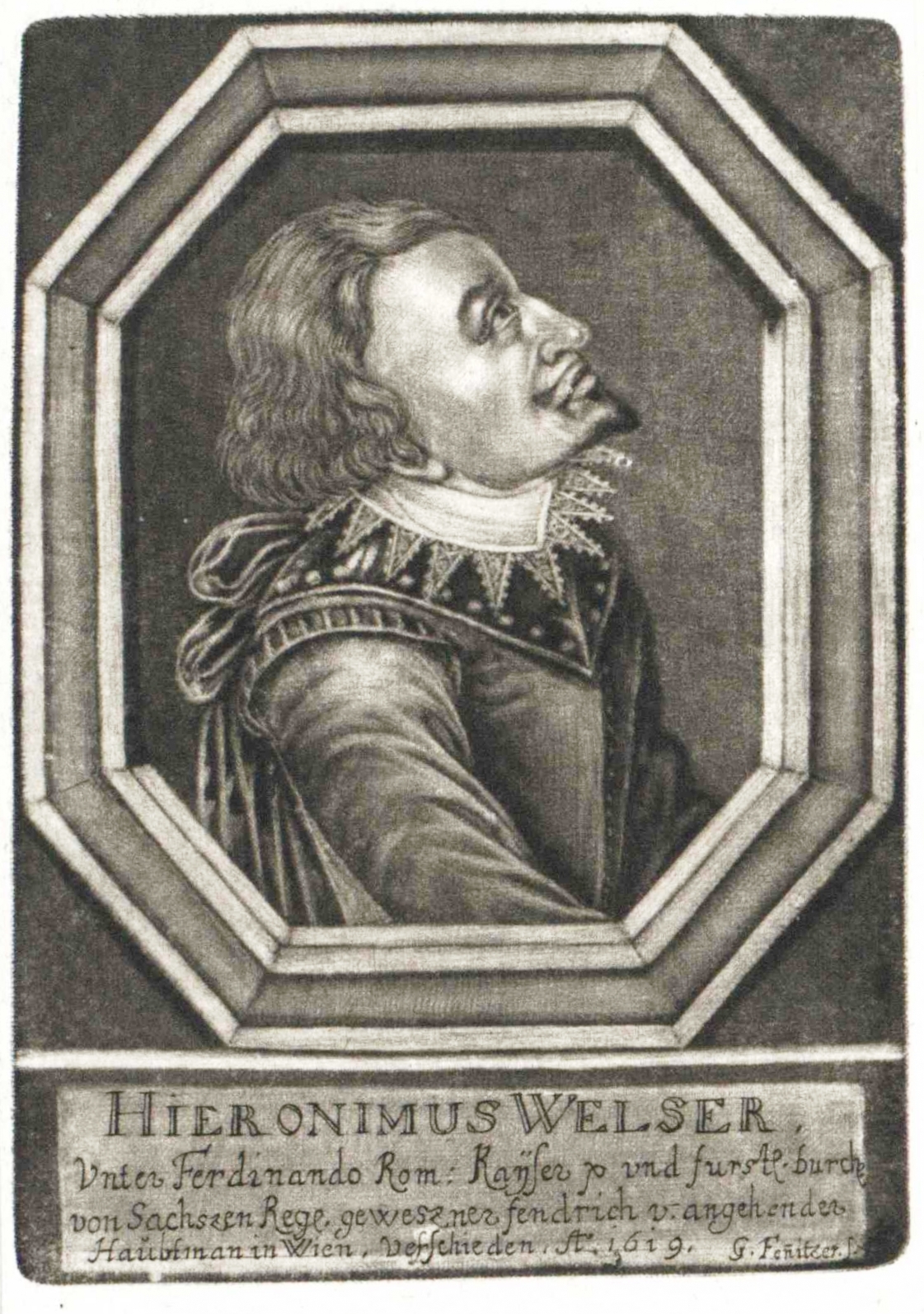 17th-century portrait of Hieronymus Welser, member of the Augsburg Welser merchant family