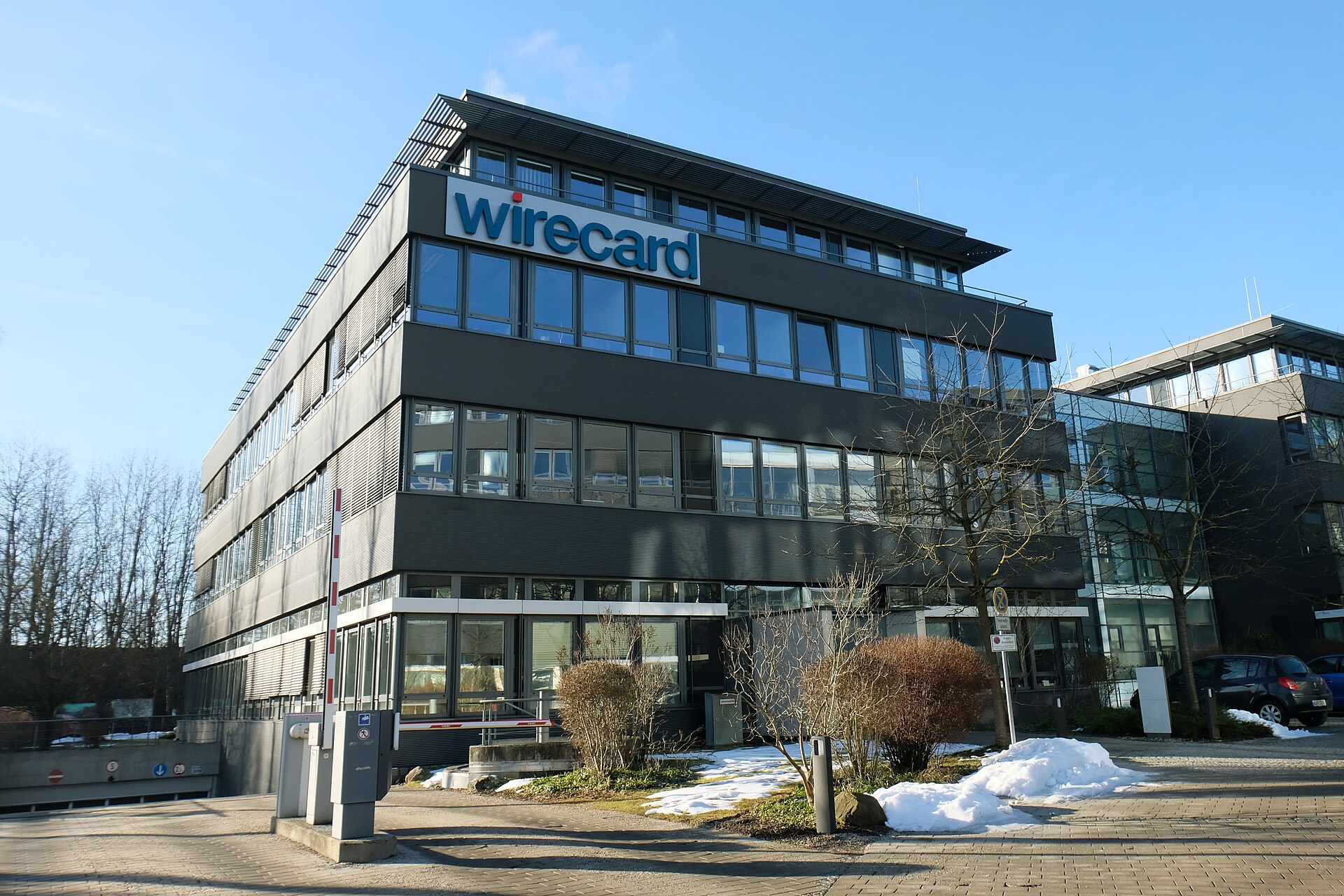 Wirecard AG headquarters in Aschheim near Munich, February 2019