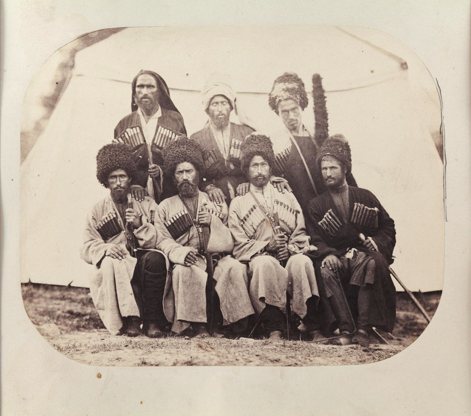 Group portrait of Ubykh people, 1864, State Historical Museum, Moscow