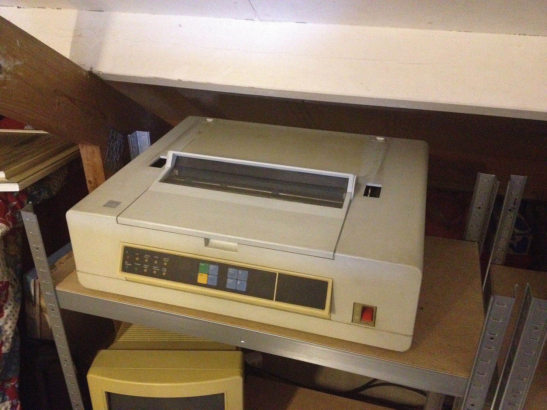 A full daisy wheel printer