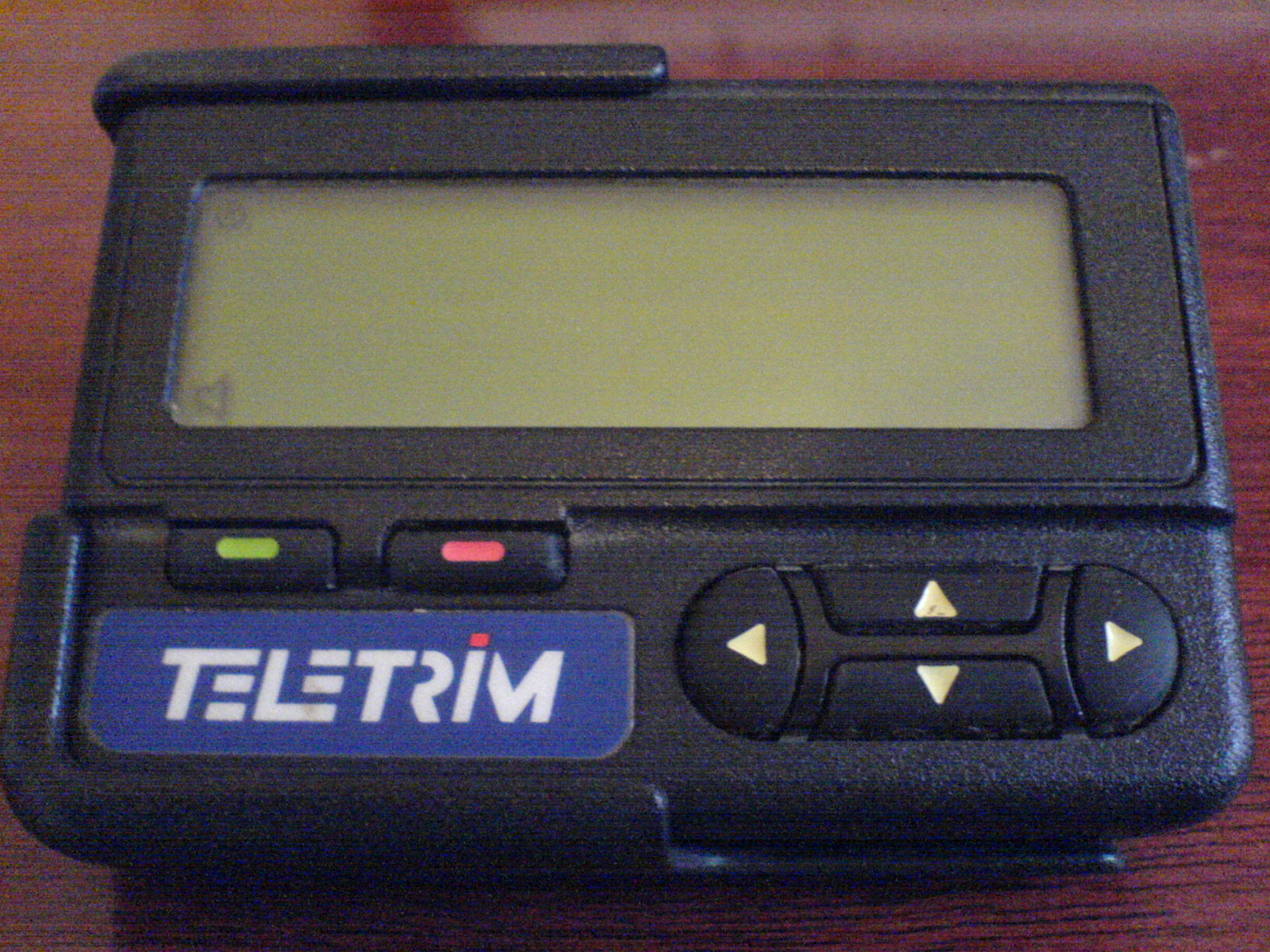 A Motorola pager of the kind used in the 1990s
