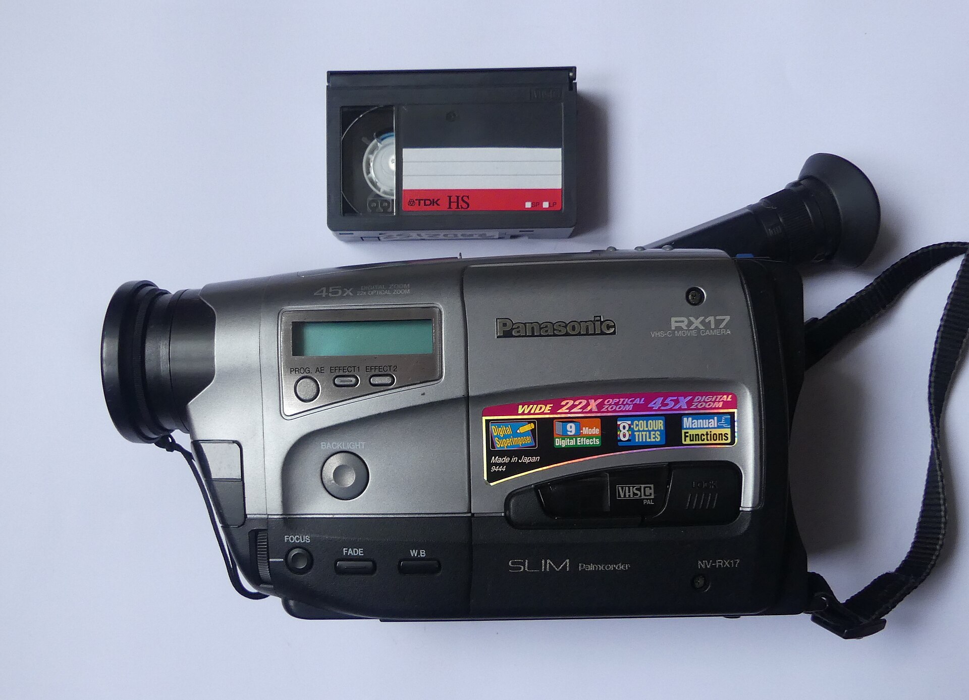 Panasonic NV-RX17 VHS-C camcorder