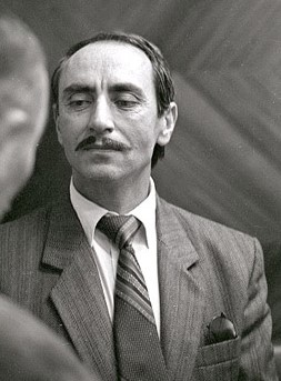 Dzhokhar Dudayev, first president of the Chechen Republic of Ichkeria, photographed in 1991