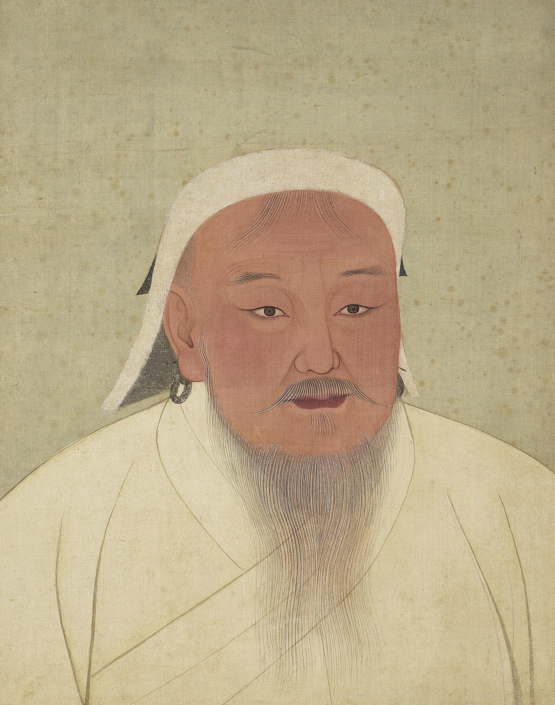 The classic album portrait of Genghis Khan (National Palace Museum, Taipei)