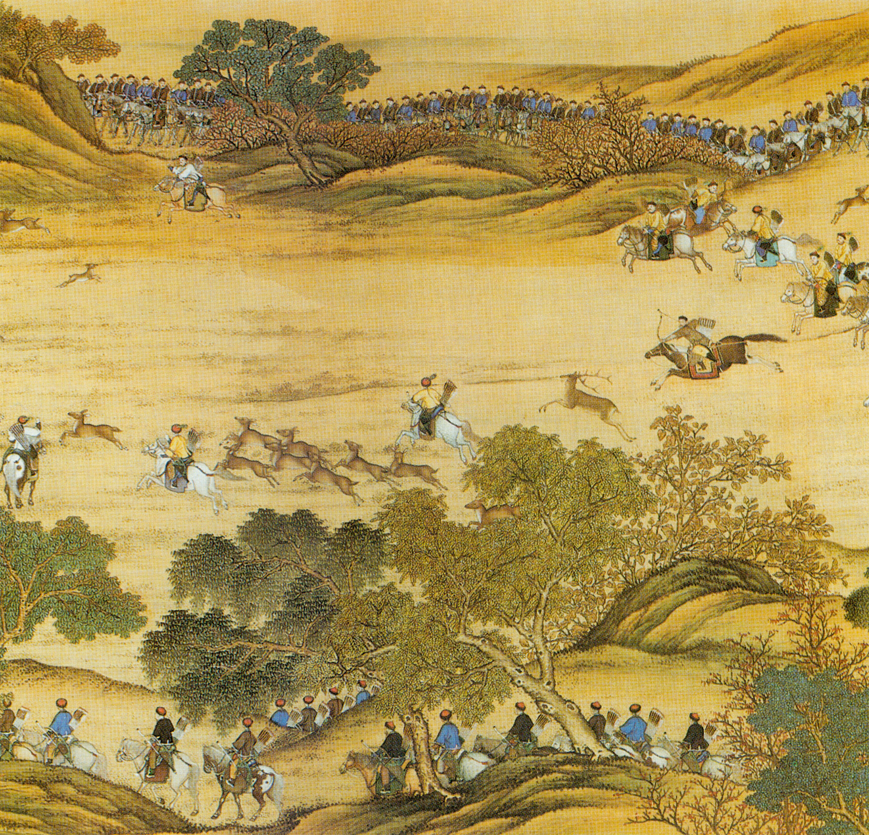 Court painting of the Qianlong Emperor by Giuseppe Castiglione