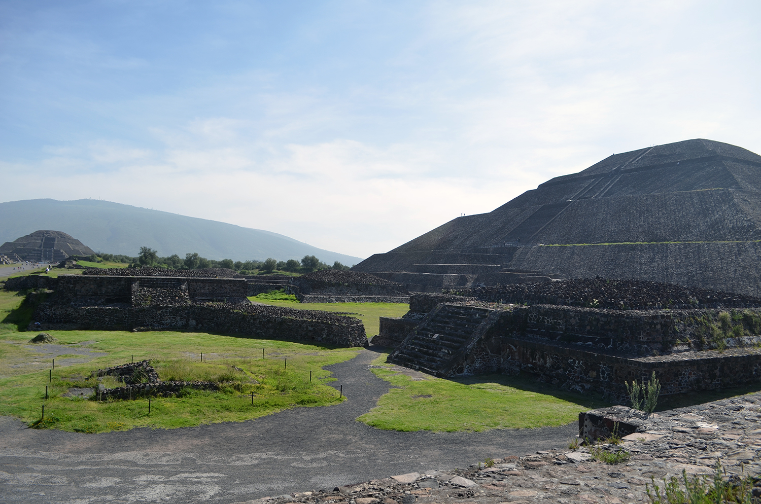 The Pyramid of the Sun at Teotihuacan, Mexico