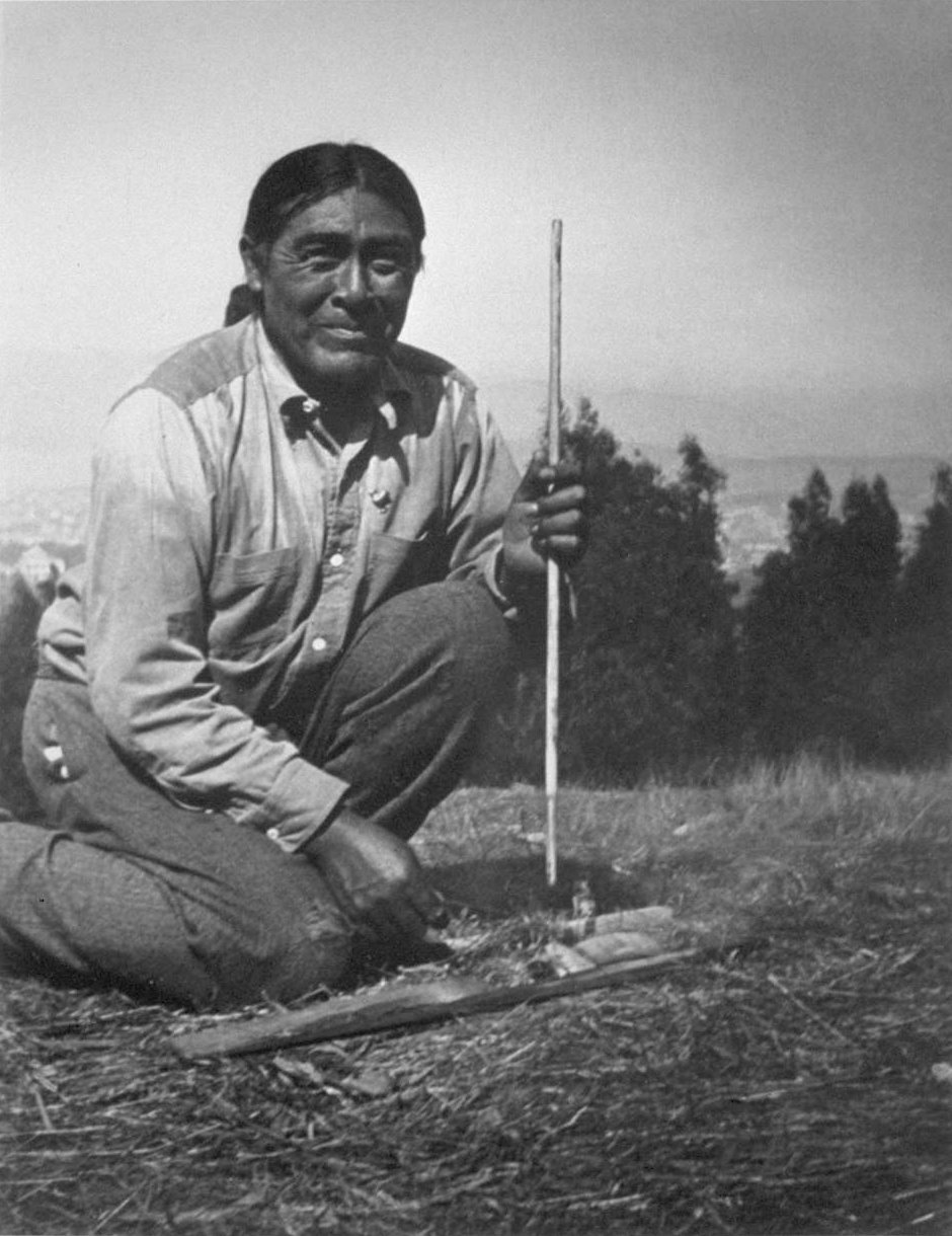 A 1914 portrait of Ishi, the last known member of the Yahi people, at the University of California.